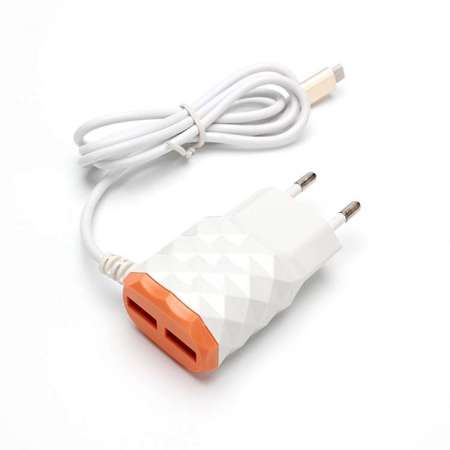 Universal travel adapter diamond V8 android micro USB smart mobile phone charger with cable US EU